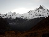 15 Gandharva Chuli Gabelhorn And Machapuchare At Sunrise From Annapurna Base Camp In The Annapurna Sanctuary